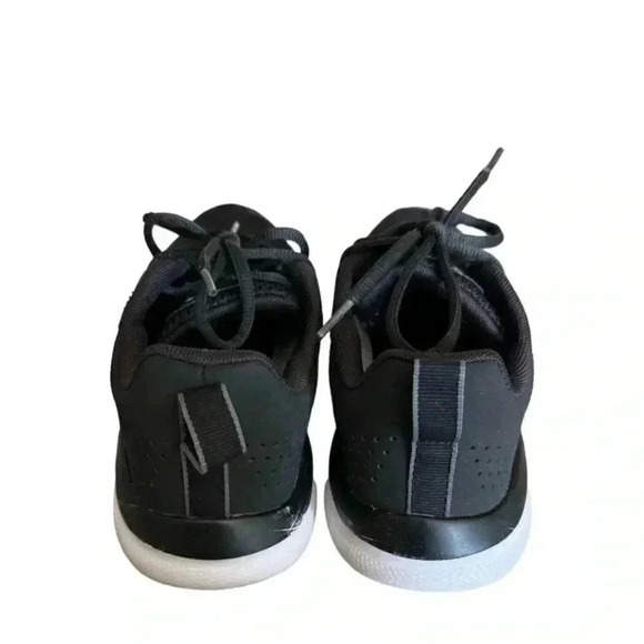 Under Armour Charged Running Shoe Black/White Kids Athletic Sporty Shoes SZ 5.5 - Picture 4 of 11
